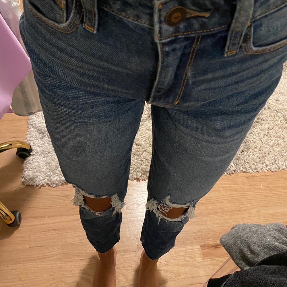 Abercrombie straight leg ankle cut jeans - Picture 2 of 3